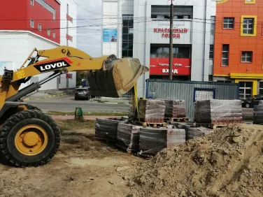 Ремонт тротуара на улице Пушкина г.Выкса, соединяющего улицы Симы Битковой и Красные Зори.