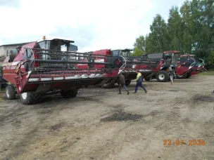 В Починках проведен технический осмотр зерноуборочных и кормоуборочных комбайнов в организациях АПК.