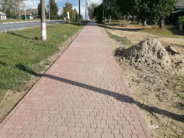 Ремонт тротуара на улице Пушкина г.Выкса, соединяющего улицы Симы Битковой и Красные Зори.