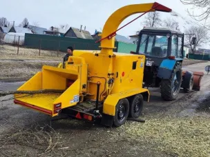 Специализированные машины для измельчения древесных отходов поступили в Большемурашкинский муниципальный округ